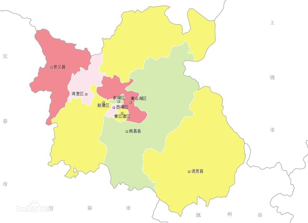 南昌市最新地图概览